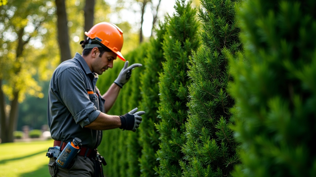 Black Cedar Hedge Near Jordan
