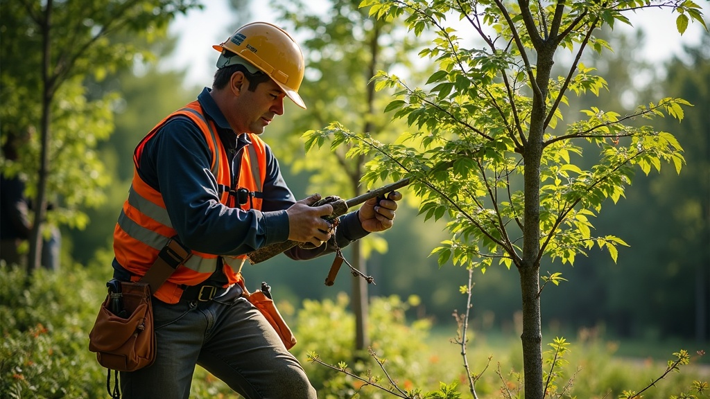 Eastern White Cedar Tree Planting Near Lincoln