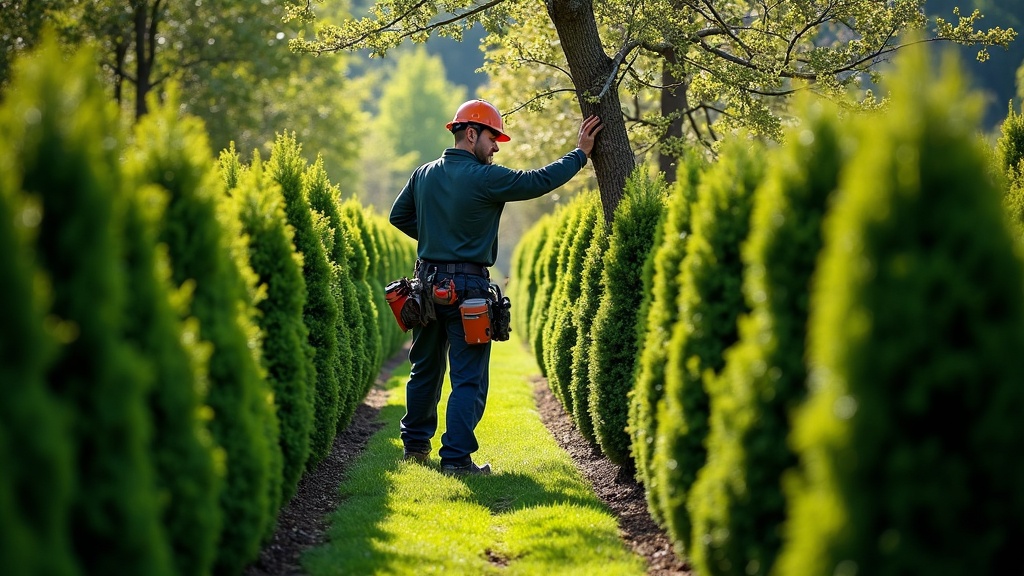 Vineland Cedar Hedge Planting
