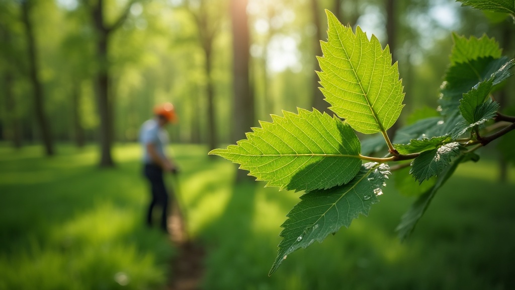 Cedar Tree Planting Near Wainfleet