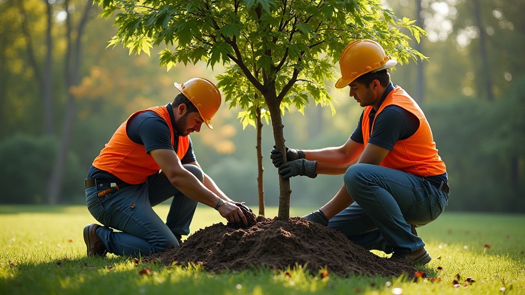 Cedar Tree Planting Near Welland