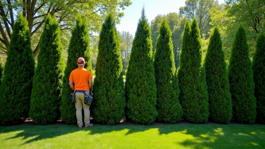 English Pyramidal Oak Privacy Hedge In Wainfleet